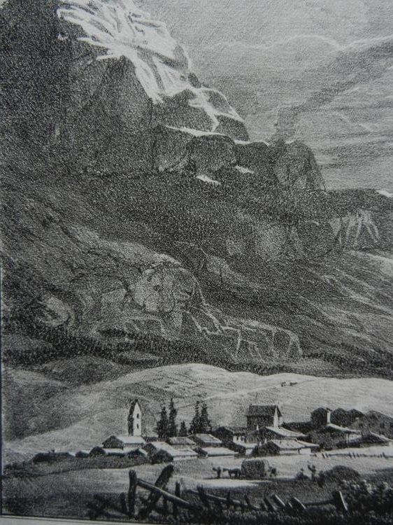 Incisioni: Vue de Louëche Leukerbad – Usato da Risch venduto da Rischli15 3