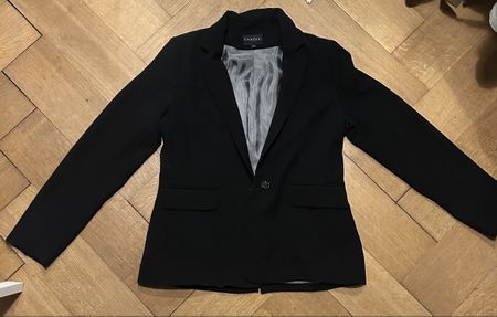 Ensemble tailleur Caroll noir veste et pantalon