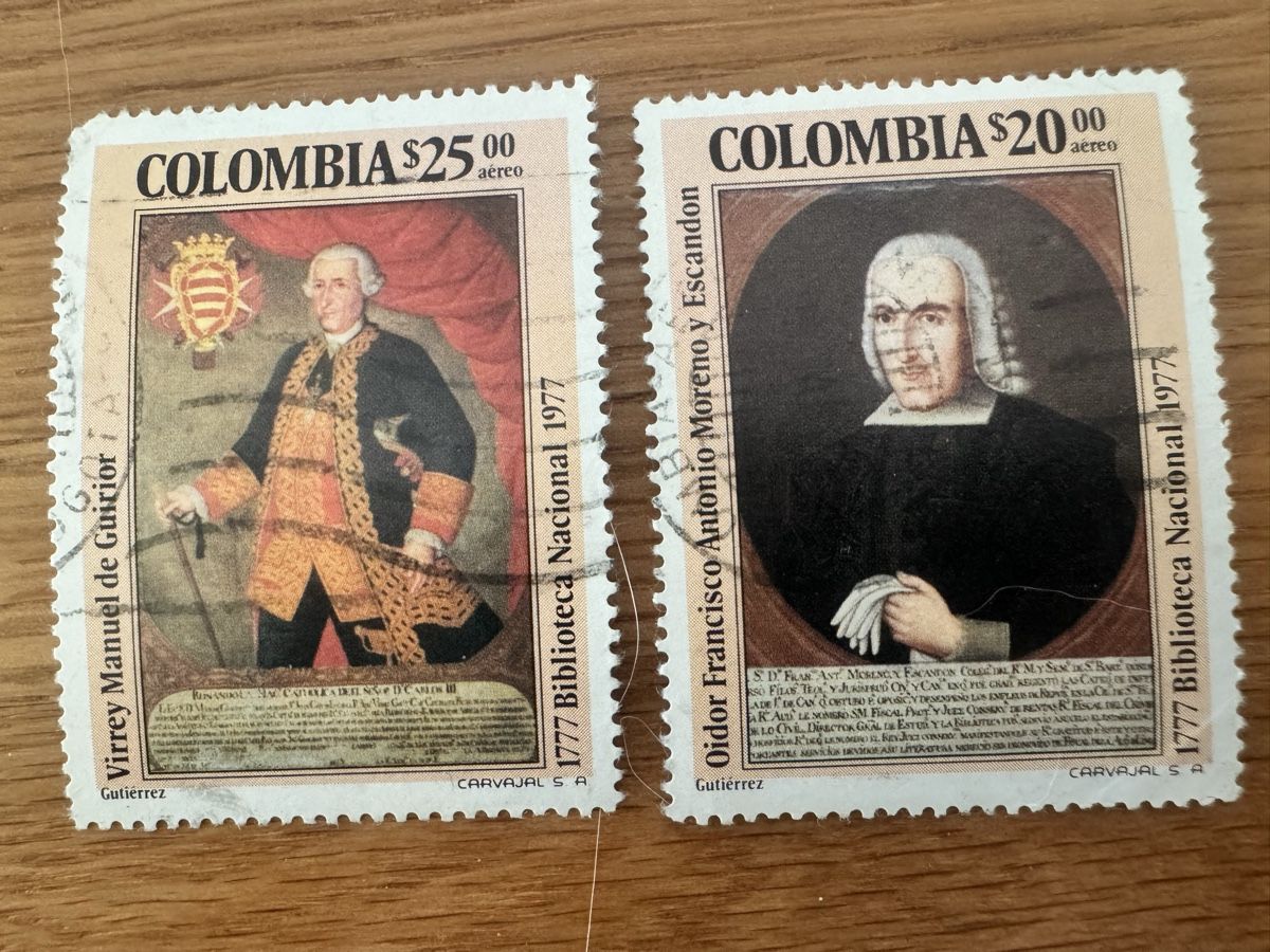 Tutti i francobolli: Briefmarken Kolumbien  – Usato da Muhen venduto da Kusi_