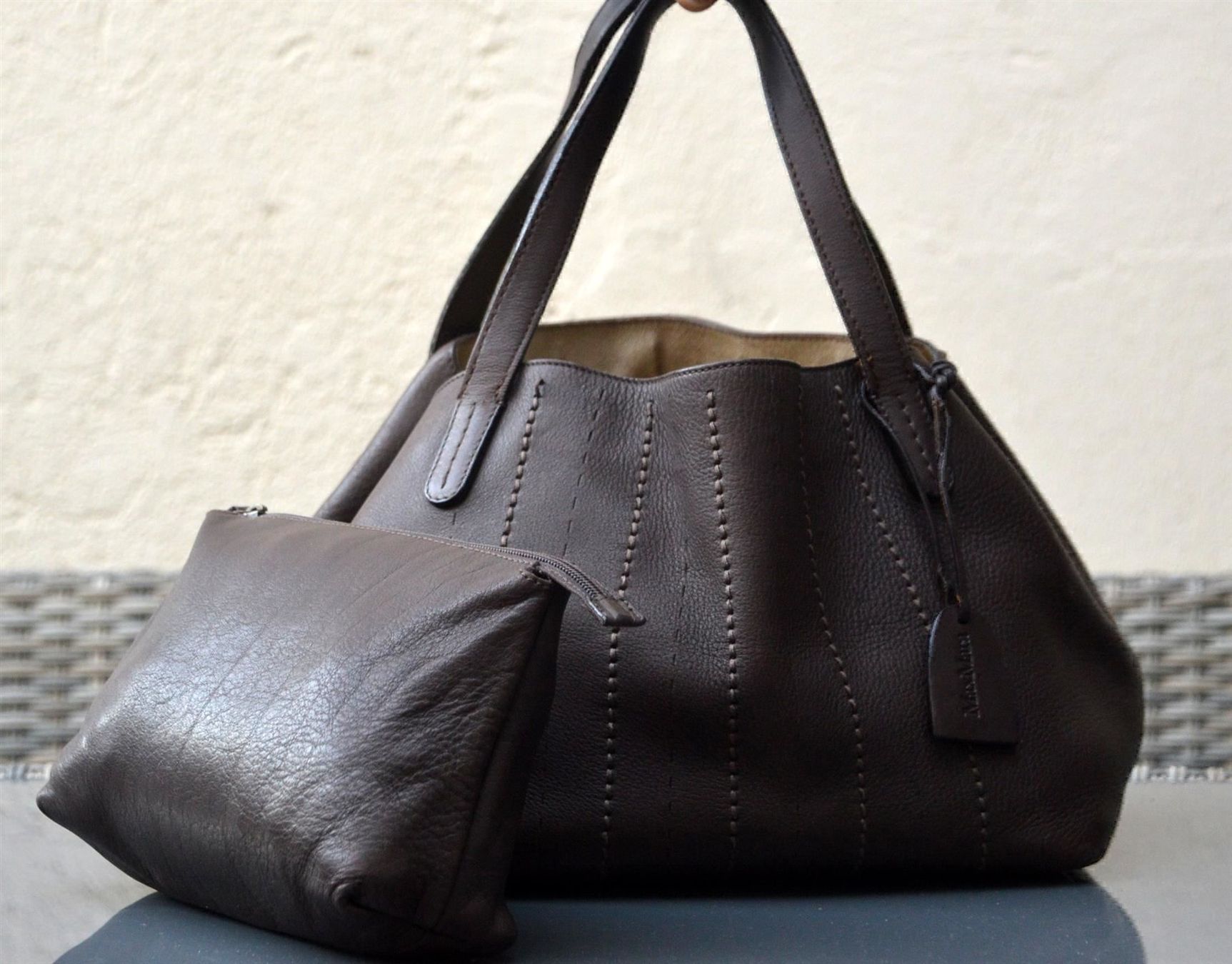 Max Mara Borse da donna: Tasche / Sac Max Mara + pochette – Usato da Collonges venduto da Auganien 2