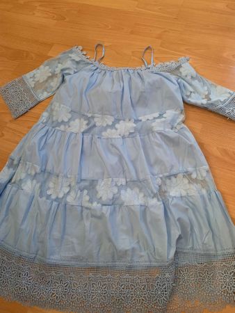 Jolie robe bleue d’été t. M ou 38 neuve