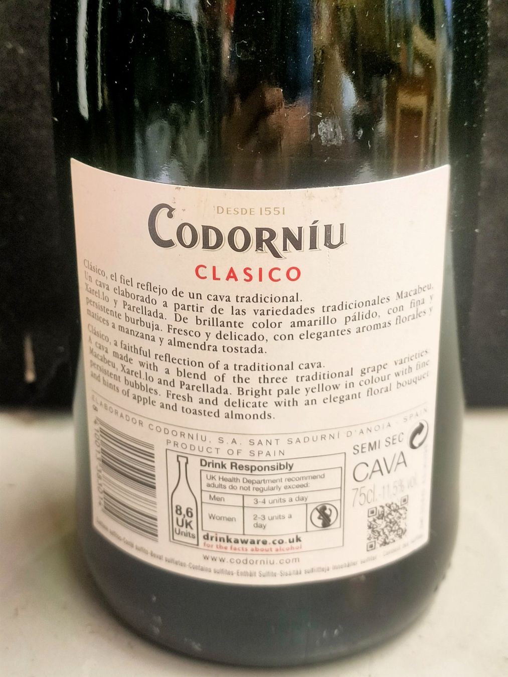 Bevande alcoliche: CPDORNÍU CLASICO – Nuovo e nell'imballaggio originale da Genève venduto da Leboucheoreilles 4