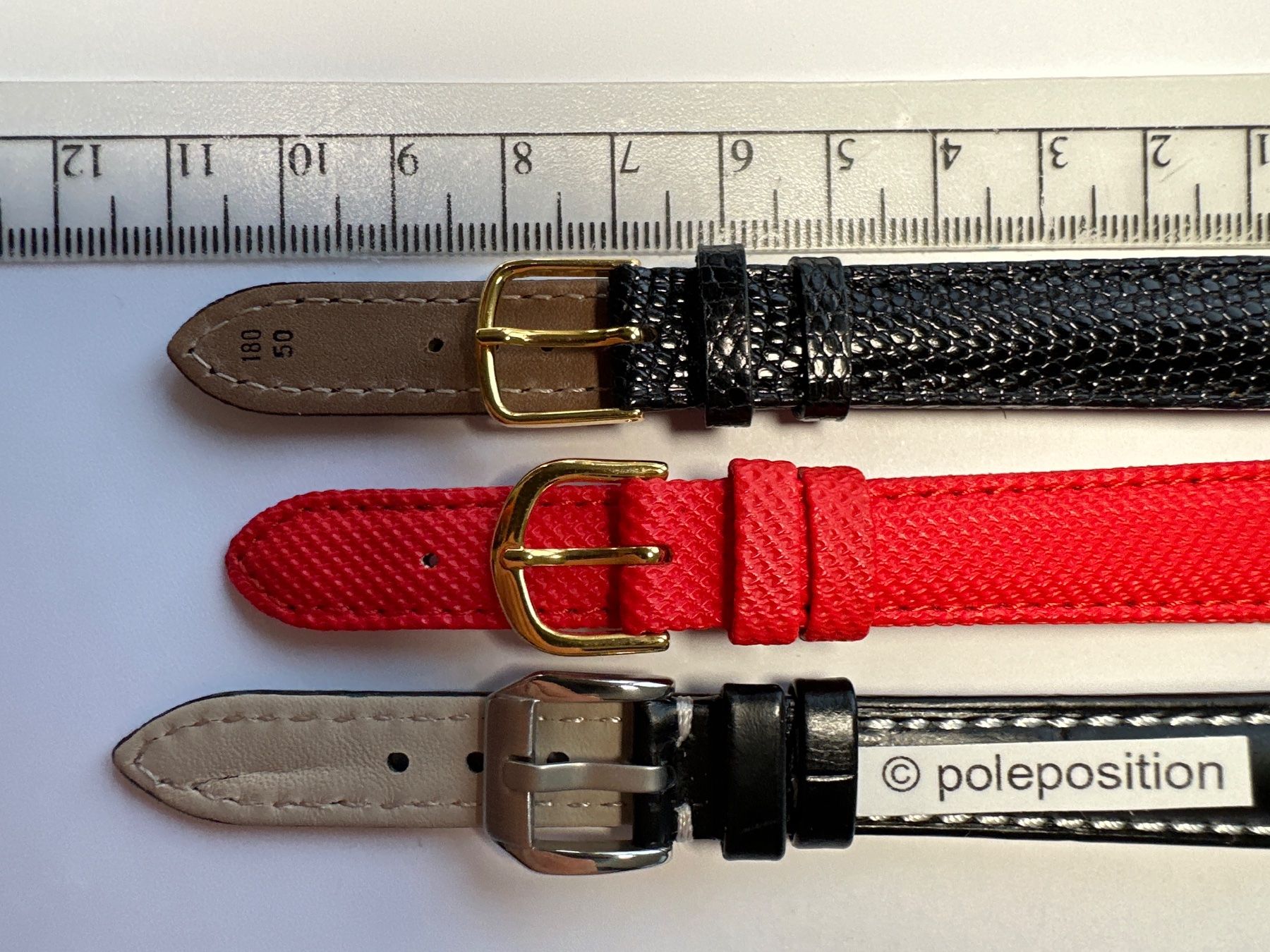 Bracciali & Braccialetti: 3 Stück Uhrenarmband 14mm, gemischt – Nuovo (secondo la descrizione) da Courlevon venduto da Poleposition 2
