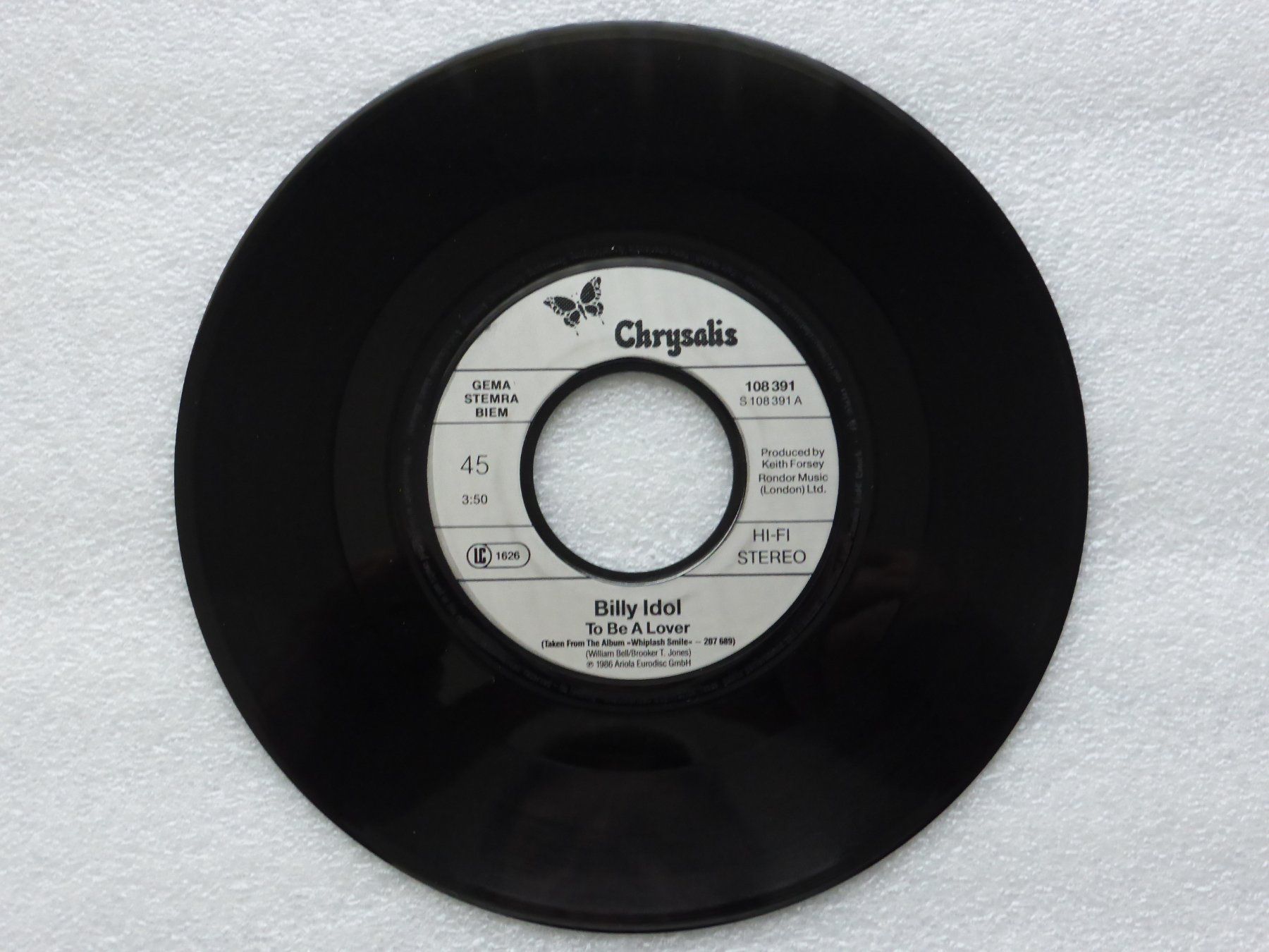 Dischi in vinile: Vinyl Single   BILLY IDOL – Usato da Küssnacht am Rigi venduto da Mondkinder 1