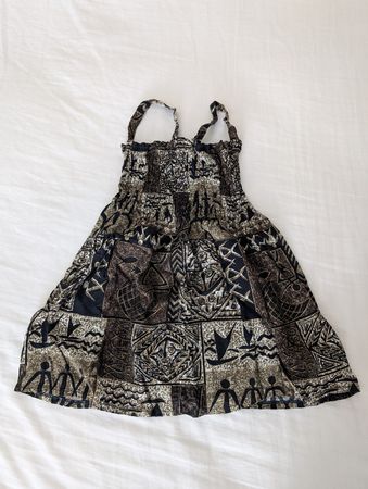 Kleid mit Ethno-Muster, ab ca. 6 Monaten Sommerkleid Baby