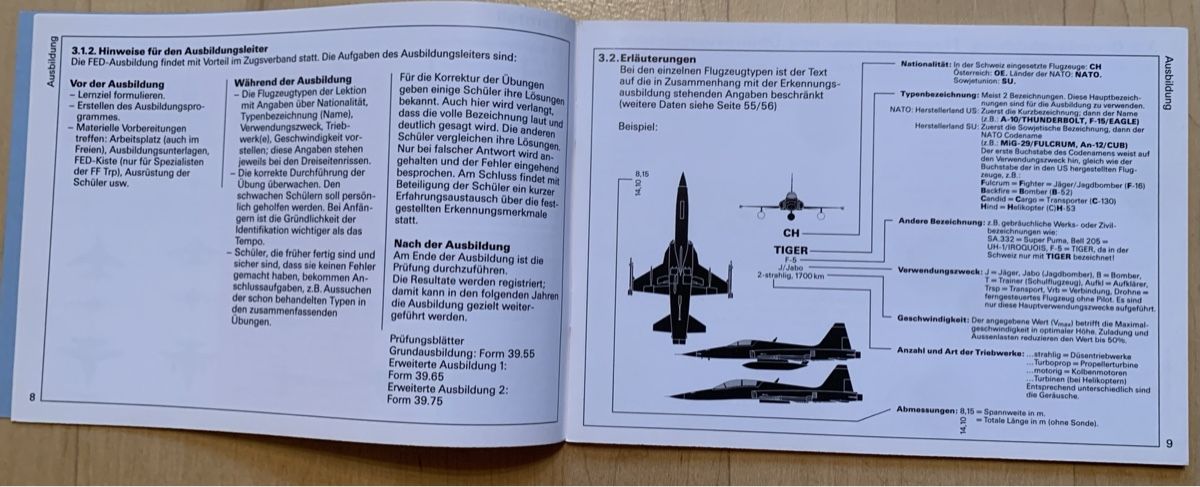 Libri: Formular 39.40d Flugzeugerkennung Grundausbildung – Nuovo (secondo la descrizione) da Goldingen venduto da Bergler012 3