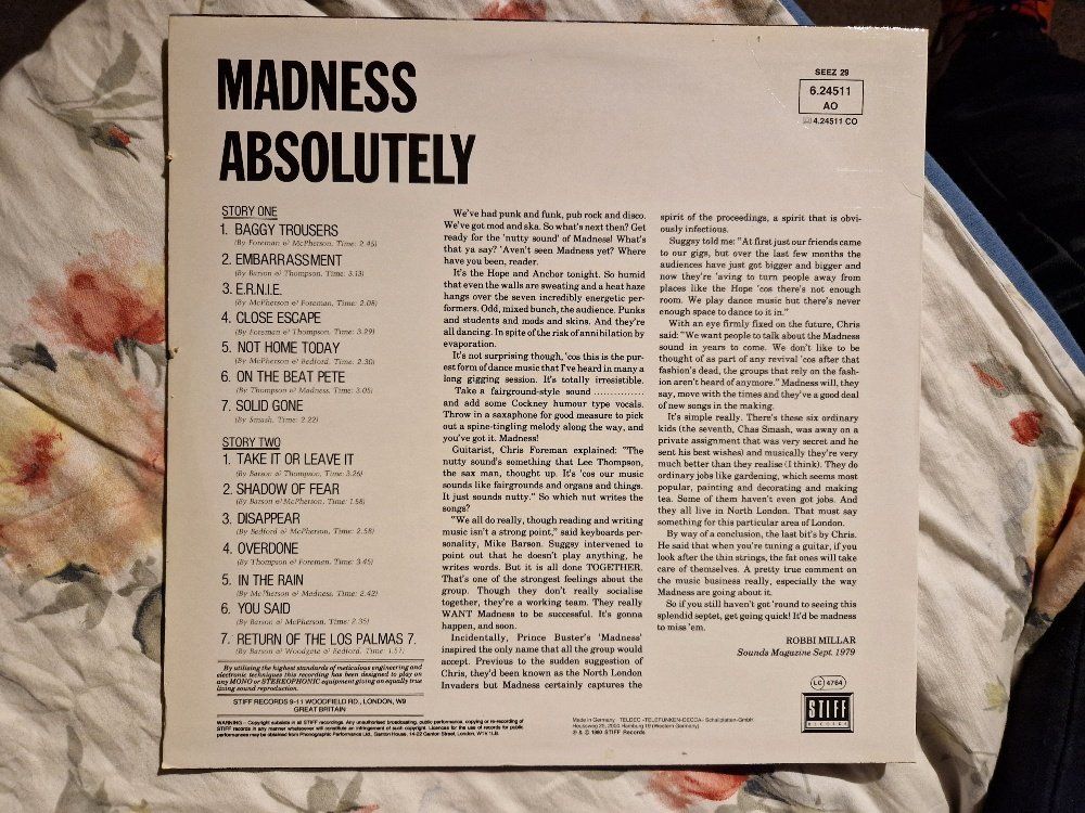Dischi in vinile: Madness – Absolutely - Vergriffene Ska - z – Usato da Brittnau venduto da Zibu 1