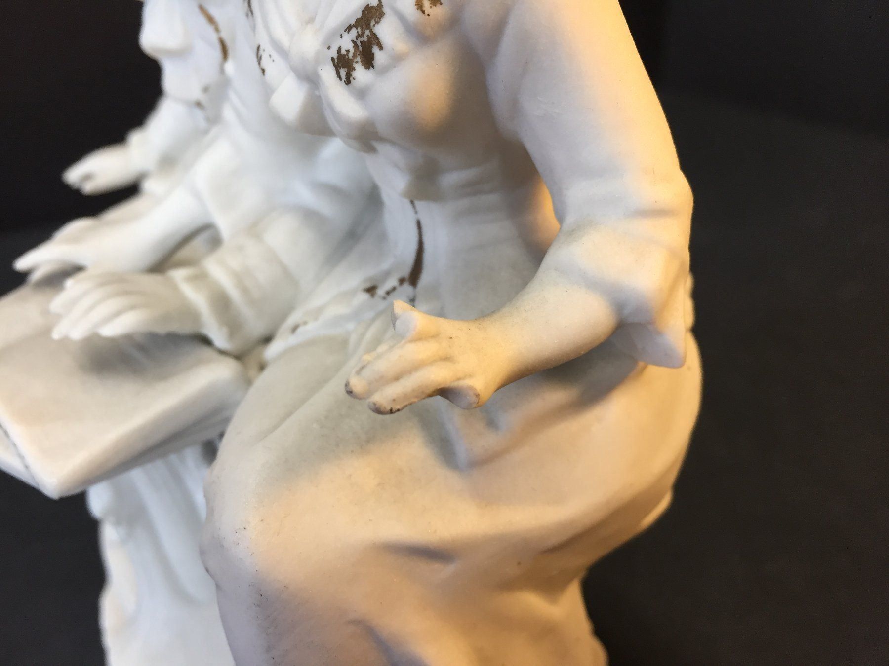 Statuette: Bisquit Figur Lesende Mann und Frau – Usato da Schaffhausen venduto da vintageville 9