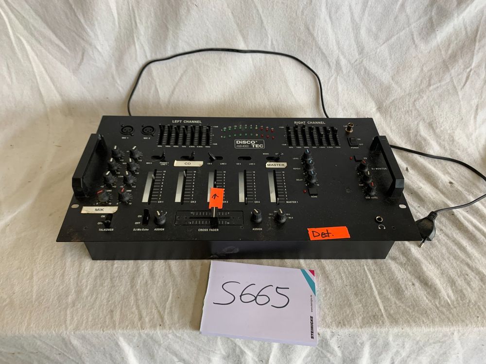 Mélangeur Audio Vidéo Carena MVP-4000 – Occasion, Parfait Pour Le Montage Rétro