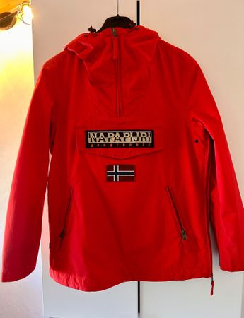 Veste Anorak Napapijri rouge taille XS état neuf...