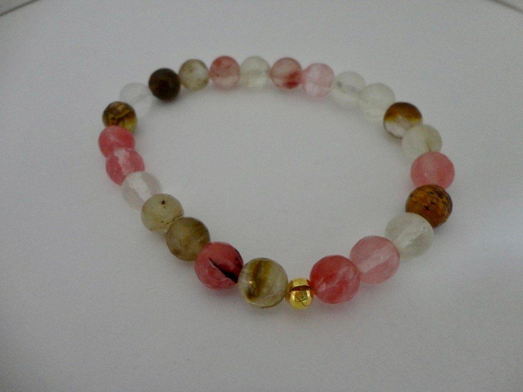 Bracciali & Braccialetti: Armband Turmalin behandelt. facettiert – Nuovo (secondo la descrizione) da Biberist venduto da tl-schmuck