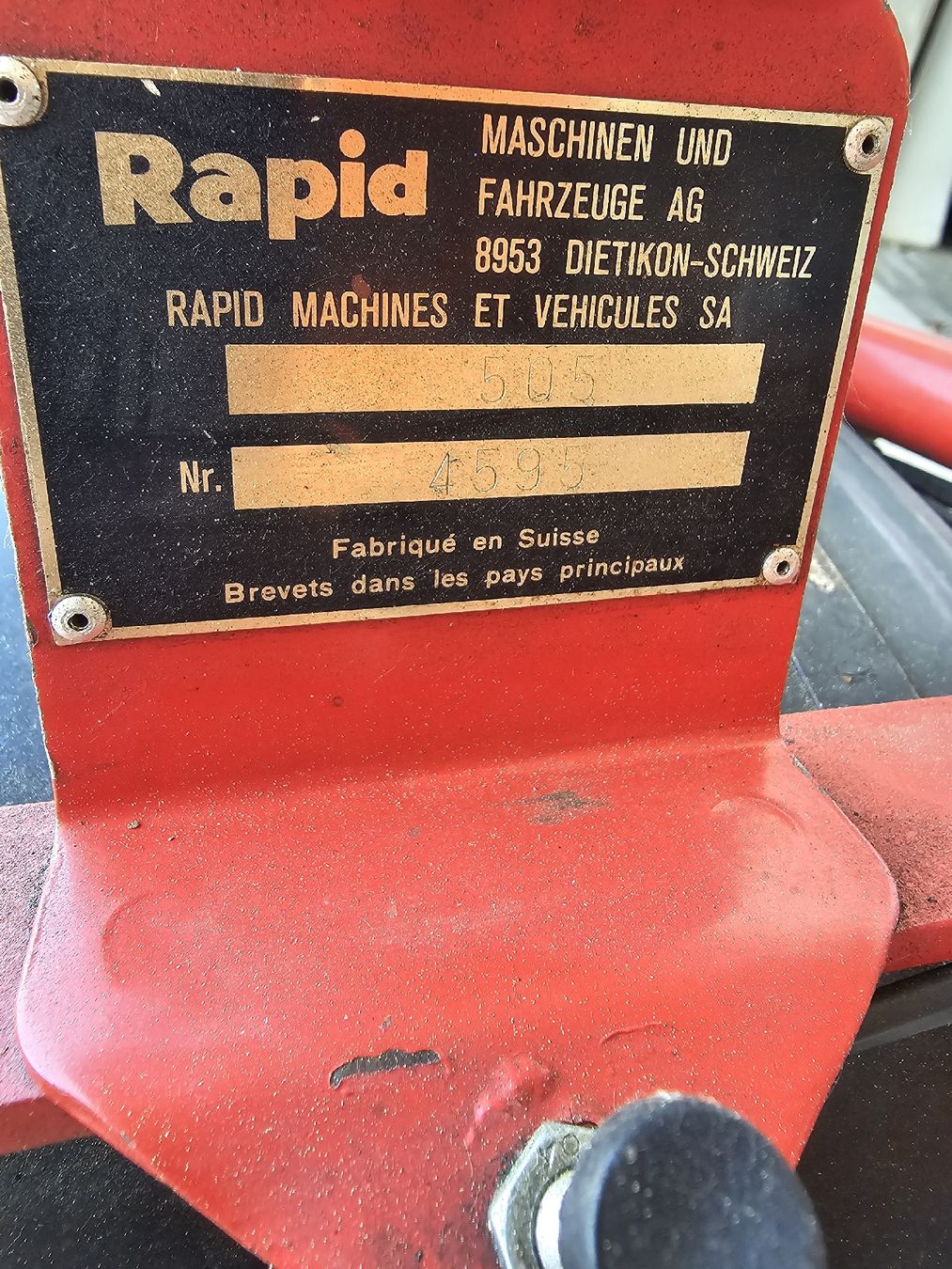 Rapid Tutte le macchine: Rapid 505 Läuft nicht – Difettoso da Muri AG venduto da PM19 2