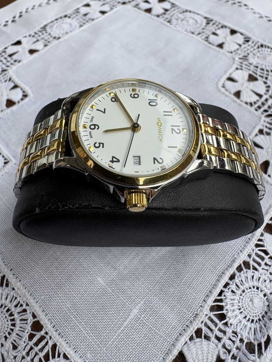M-Watch Orologi: Montre M-WATCH acier doré occasion – Usato da Vevey venduto da carybde 1
