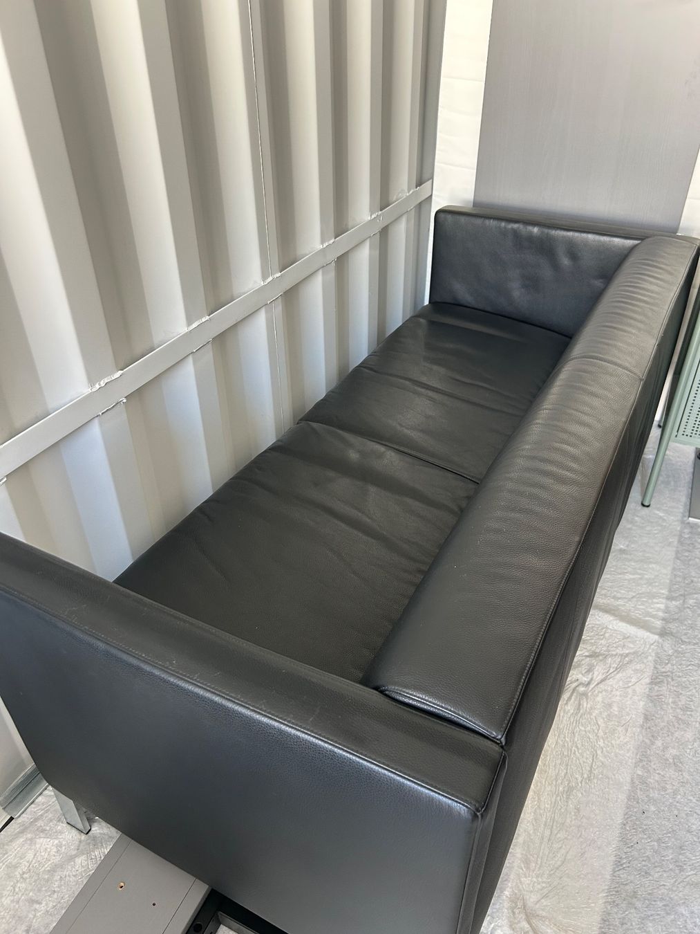 Knoll Divani: Walter Knoll Foster 500 Sofa aus Leder, schwarz – Usato da Meggen venduto da lou_bfg9 1