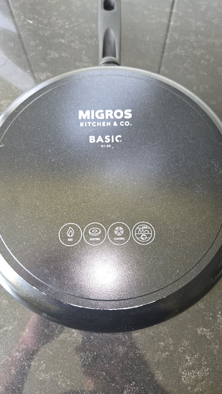 Migros Padelle: Migros Kitchen & Co. Basic, Bratpfanne, Ø 28 cm, hoch – Usato da Zürich venduto da Lazarevcanin 1