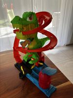 Hot Wheels City Bahn T-Rex Schlacht mit Auto