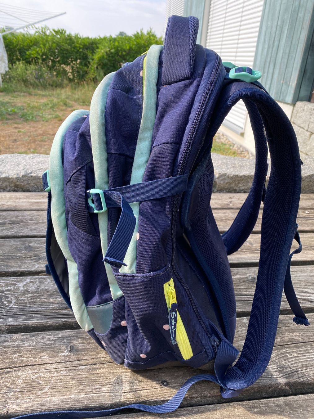 Satch Borse & Zaini: GROSSER SCHULTHEK / RUCKSACK VON SATCH MIT ETUI – Usato da Alberswil venduto da mina012 4