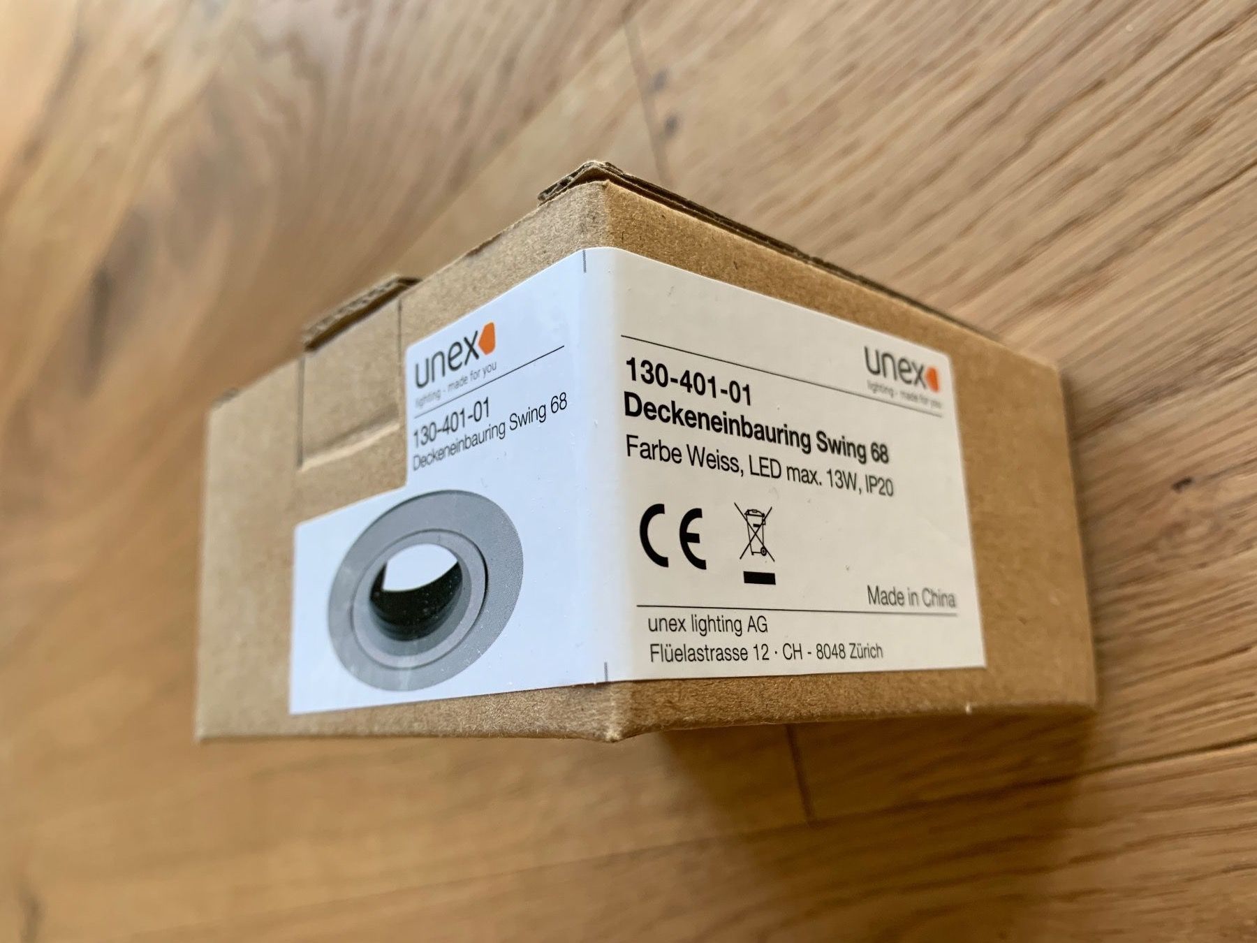 Lampadari & plafoniere: 2 x LED UNEX Deckeneinbauring Swing 68 – Nuovo e nell'imballaggio originale da Bachenbülach venduto da pako91 2