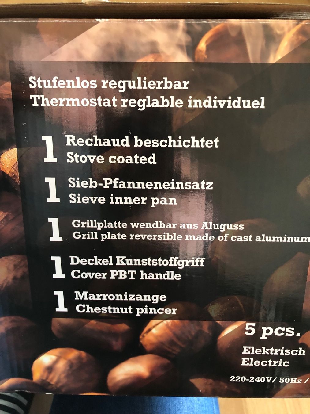 Elettrodomestici da cucina: Neues Marroni und Grillofen – Nuovo e nell'imballaggio originale da Embrach venduto da Debby_1986 2