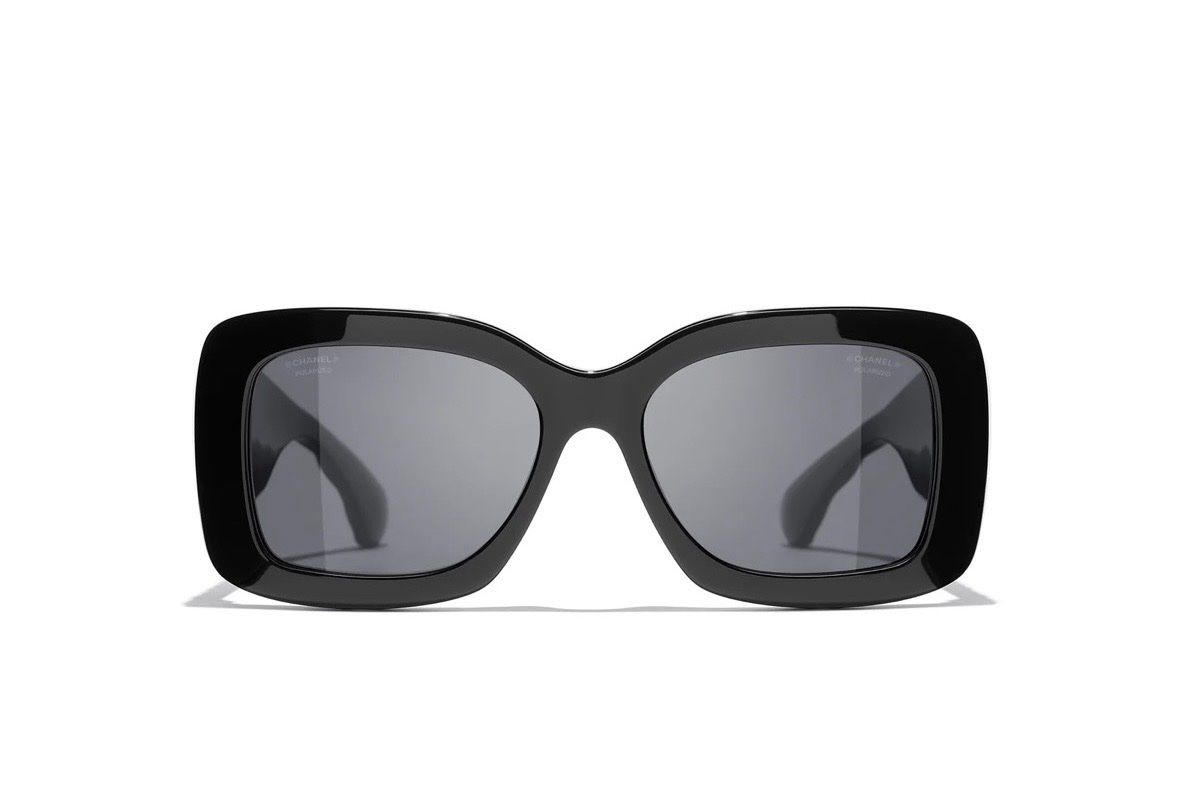 Chanel Occhiali & Lenti: Chanel Sonnenbrille, Schwarz, Neu – Nuovo e nell'imballaggio originale da Zürich venduto da trojana