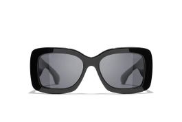 Chanel Sonnenbrille, Schwarz, Neu