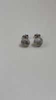 Ohrstecker Howlit mit 925 Silber
