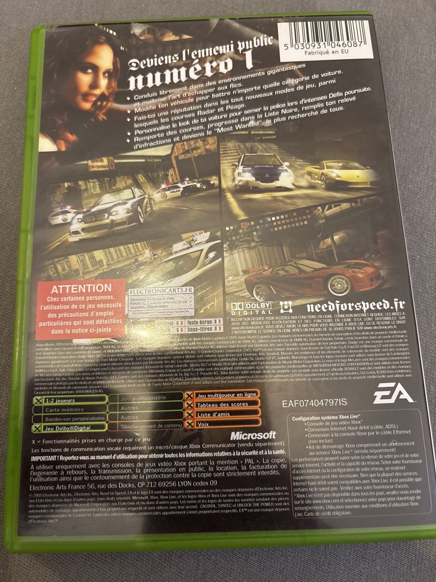 Microsoft Giochi: Need for Speed Most Wanted - Xbox - – Usato da Zürich venduto da hiddentreasures_zh 1