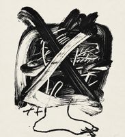 Antoni Tàpies signed Lithograph, 1986