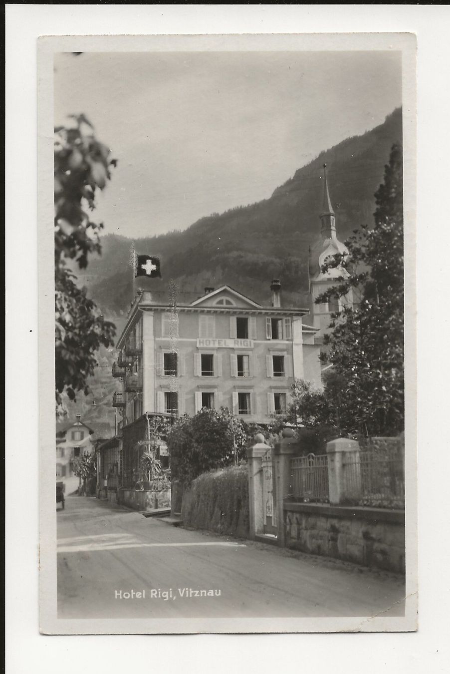 Cartoline postali: AK 1930 Hotel Rigi, Vitznau – Usato da Greifensee venduto da 315WDO