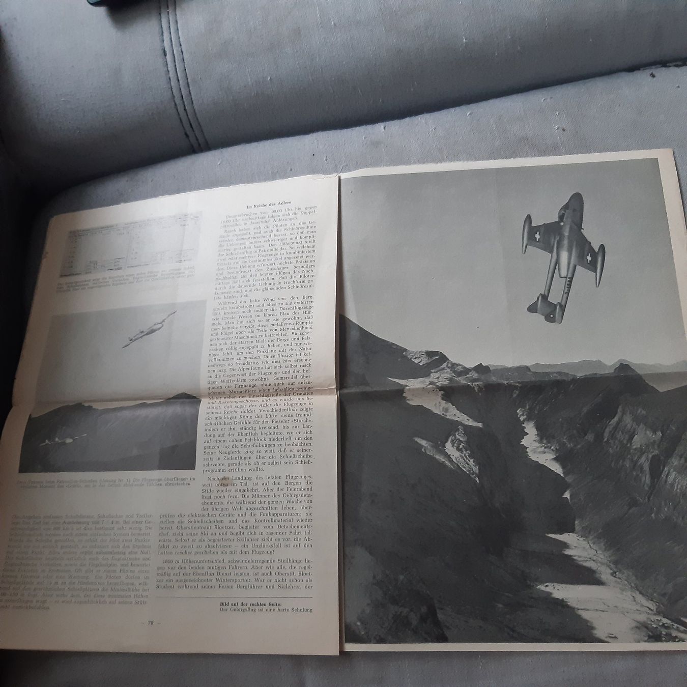 Cartoline postali: Axalp Ebenfluh Schweizer Luftwaffe – Usato da Giffers venduto da attila07 1