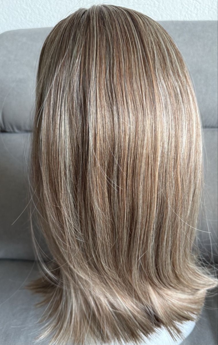 Perücken: Perücke Braun mit blonden Highlights – Neu (gemäss Beschreibung) aus Biberist von KJOVPS 1