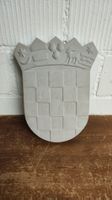 Kroatische Wappe aus Gips ca 22cm x 29cm Kroatien