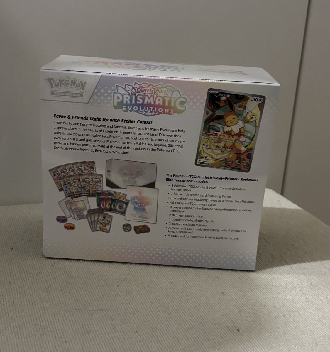 Pokémon Cartes à collectionner: Pokémon Scarlet & Violet Prismatic Evolutions ETB - EN – Neuf (Voir description) à Grand-Lancy par Mario64 1