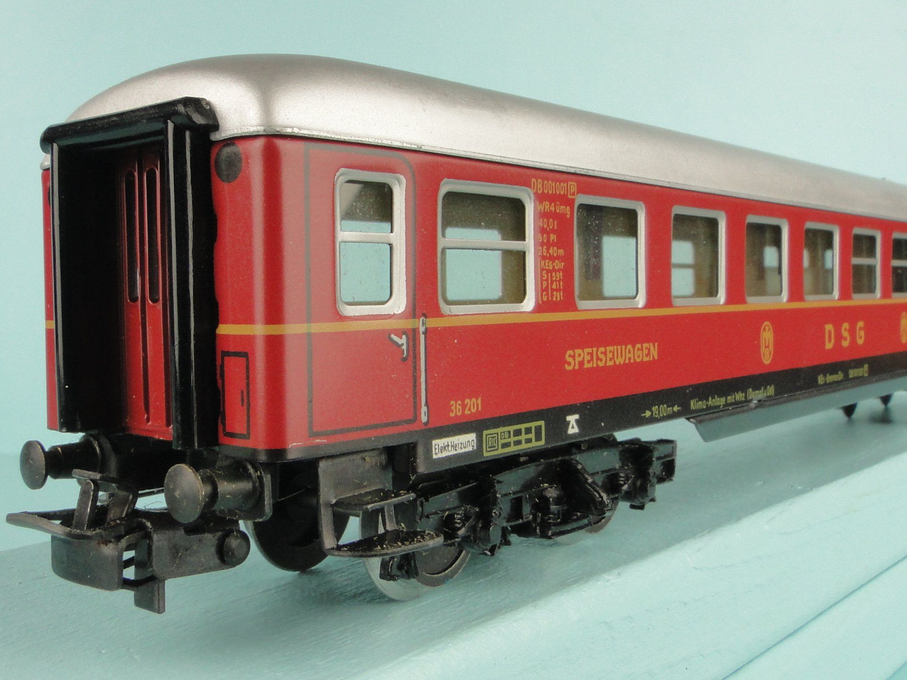 Märklin Modellini di ferrovie: Märklin 4024 Restaurant DSG, Blech – Usato da Bülach venduto da cann11 5