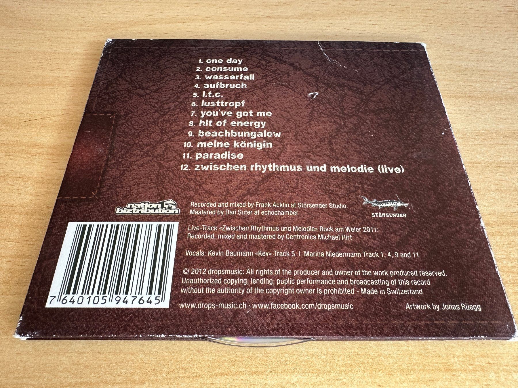 CDs: Drops – Consume – D'occasion à Rikon im Tösstal par Alpenmutz 1