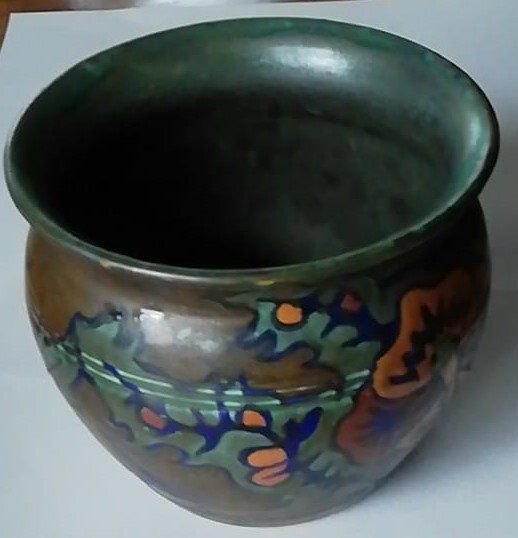 Vasi per fiori: Wunderschöne Vintage Vase oder Übertopf, Holland Keramik. – Usato da Wolfhalden venduto da Elisabeth_b 3