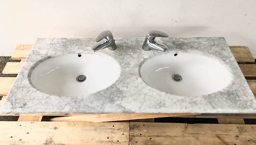 Mobili per bagno: Plateau de salle de bain double vasques avec vasques – Usato da Domdidier venduto da the_x6gl 3