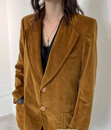 Vintage Samtblazer