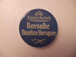 Werbedose Borsalbe