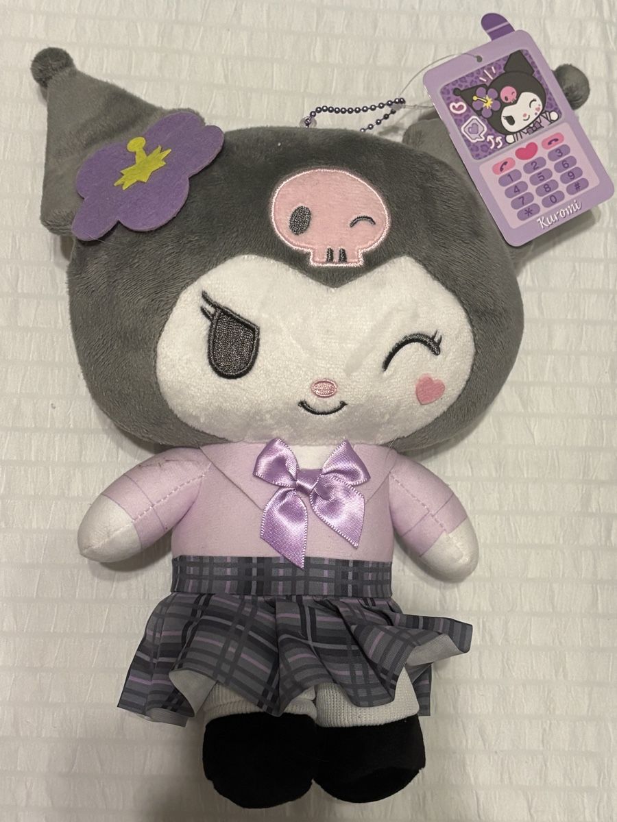 Sanrio Bambole: Peluche Kuromi – Usato da Bulle venduto da Grimms1967