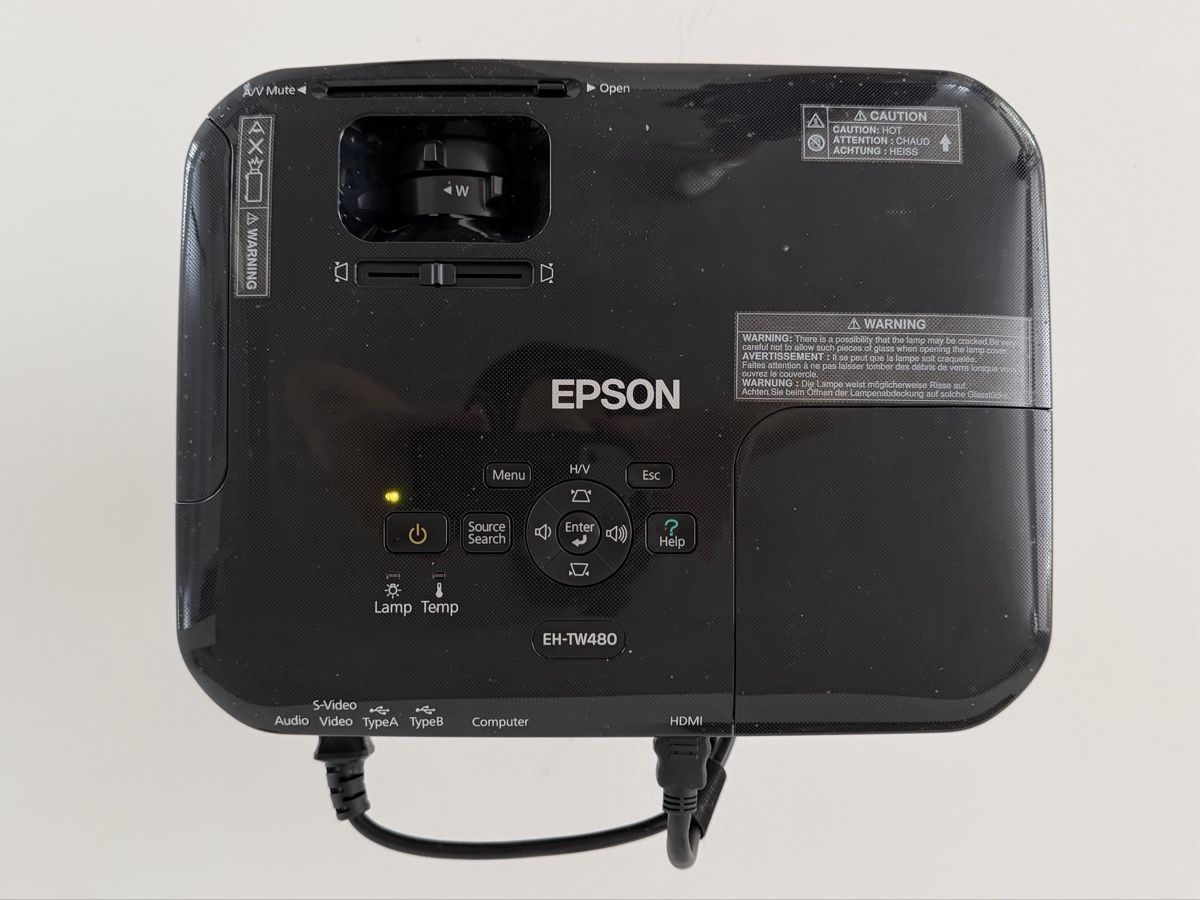 Epson Videoprojektoren: Epson EH-TW480 Projektor – Gebraucht aus Neuhaus SG von cynlo