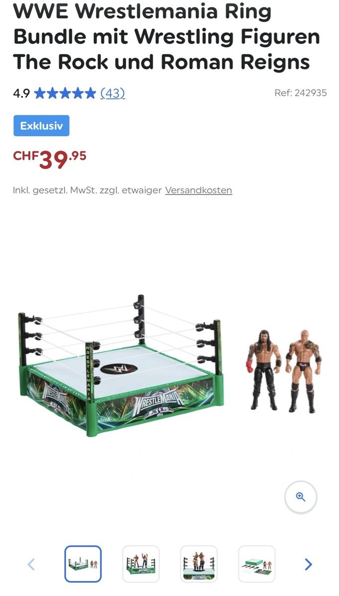 Jouets: Wrestlingbühne  – D'occasion à Matzendorf par Fla5 1