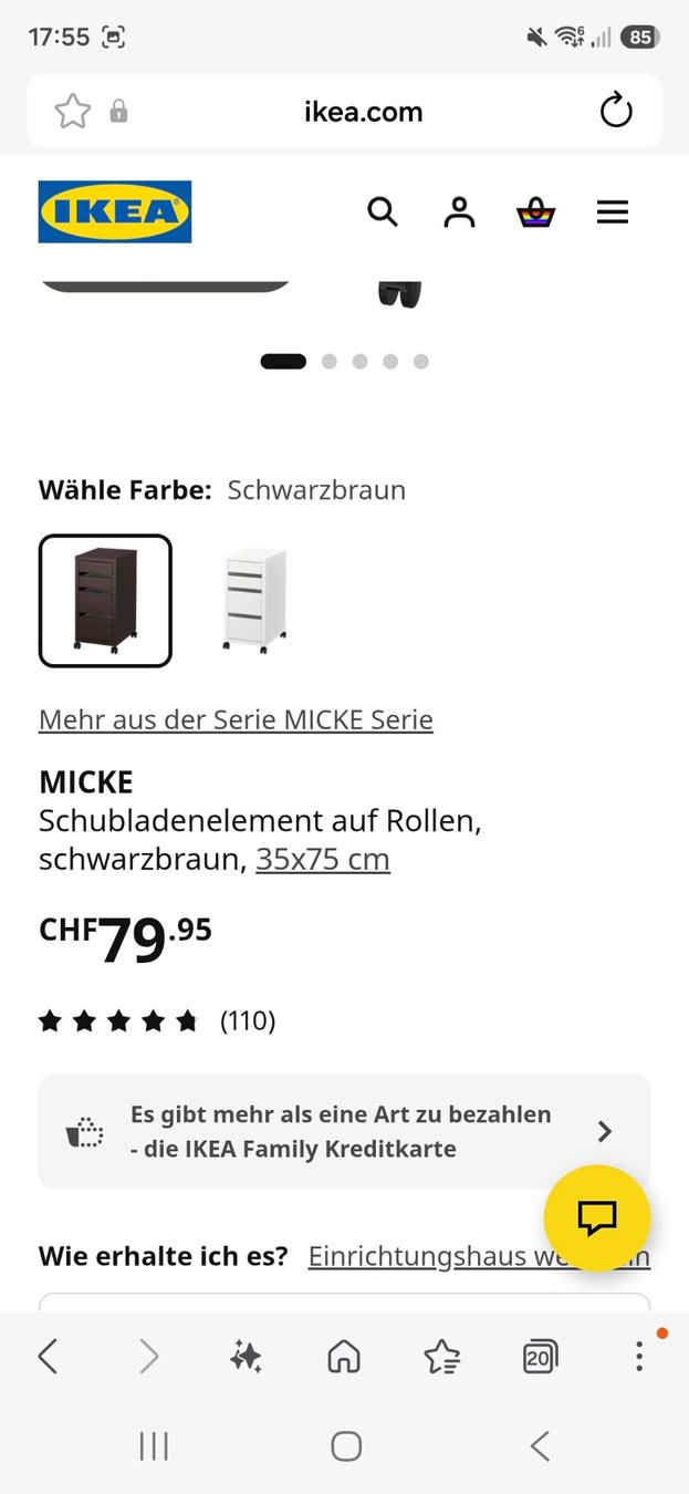 Ikea Kommoden: Micke Schubladenelemente Ikea – Gebraucht aus Schönenbaumgarten von Spengler_94 1