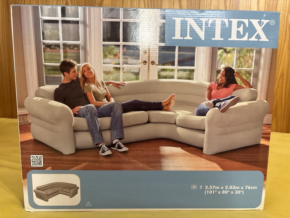 Divani: INTEX Luftecksofa, Couch aufblasbar, neu unbenutzt – Nuovo e nell'imballaggio originale da Unterseen venduto da Gleisbauer