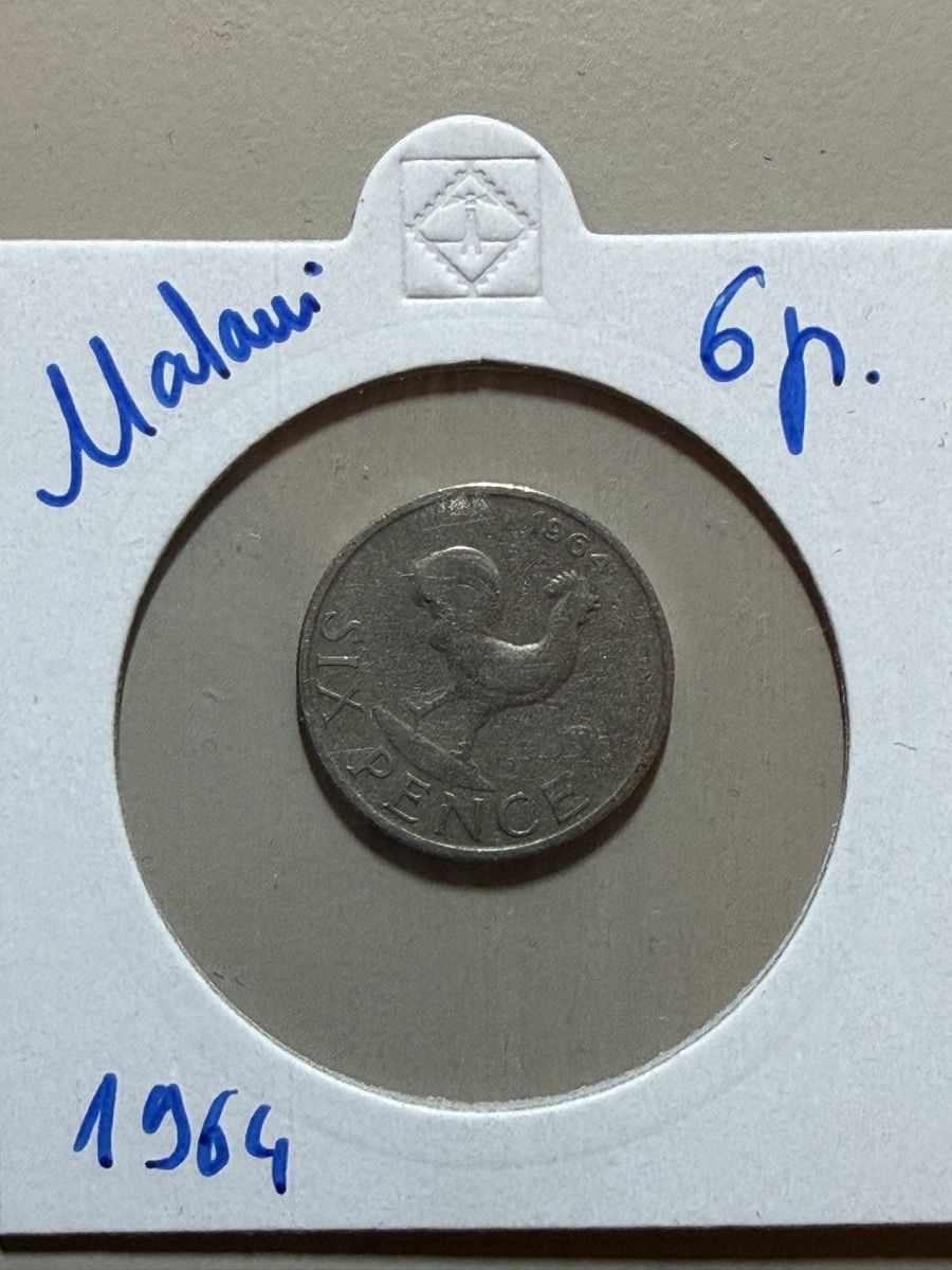 Tutti le monete: Malawi - 6 pence - 1964 – Usato da Payerne venduto da Mike1682