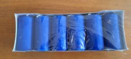 6 Blaue Kerzen 6er Pack neuwertig