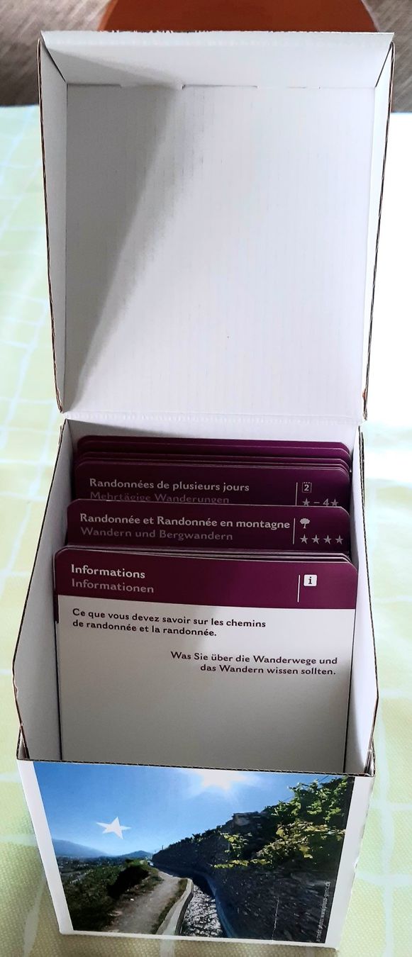 Landkarten & Atlanten: Wanderbox Valrando/Wallis mit 170 Wandervorschlägen – Gebraucht aus Lausanne von jag_sj6f 1
