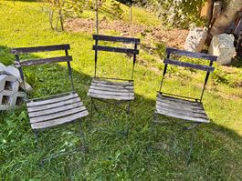 3 Gartenstühle Klappbar
