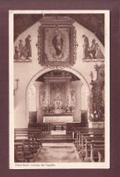 FLÜELI-RANFT - Inneres der Kapelle - 1928 // Riss //