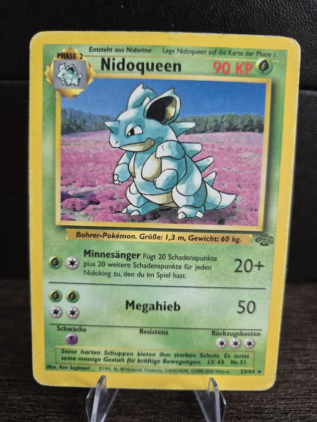 Pokémon Cartes à collectionner: Pokemon Nidoqueen Dschungel 23/64 – D'occasion à Luzern par Claike